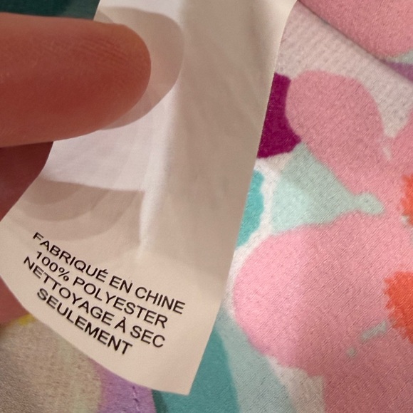 Kate Spade New York Feminine Preppy Colorful Floral Ruffle Sleeveless Blouse S - Picture 6 of 7